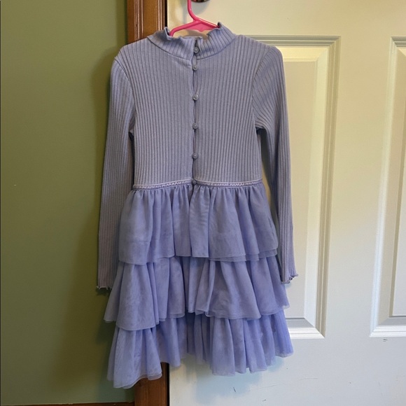 Purple Ruffled Long Sleeve Dress. This was my daughter's favorite dress!!GUC - Picture 2 of 4